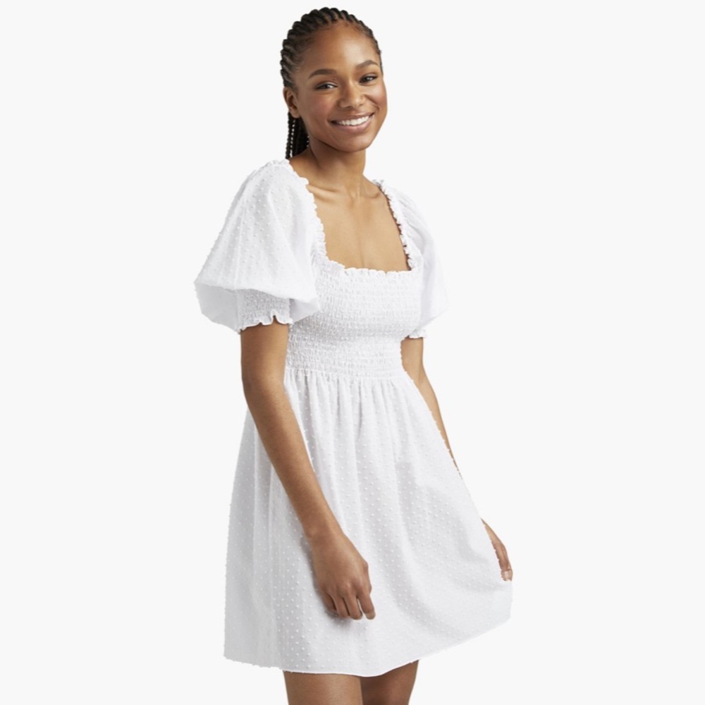 Hillhouse Athena Nap Dress in white! Size XS!